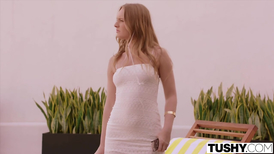 Dirty young girl lets a mature guy fuck her ass