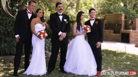 Unfaithful bride Casey Calvert is dizzy with cock lust