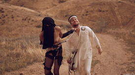 Arab girl fucking her slave