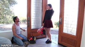 Adria Rae fucks a DILF who knows how to treat her