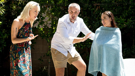 Slutty babysitter seduces house-owner on fast sex