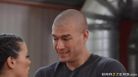 Boxing workout leads to hardcore anal for a MILF