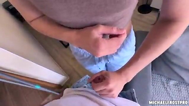 Asian Сleaner Give Me Tear Up Her For Money