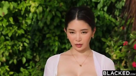 BLACKED Immense-Chested  Rikako Katayama Can't Keep Her Arms Off Her Manager Jason's GIGANTIC DARK-HUED MAN-MEAT