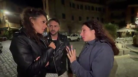 Preview of super biotch Sofia Bellucci date Effe and Emme,anger a youthfull married couple rage(dialogues in Italian)